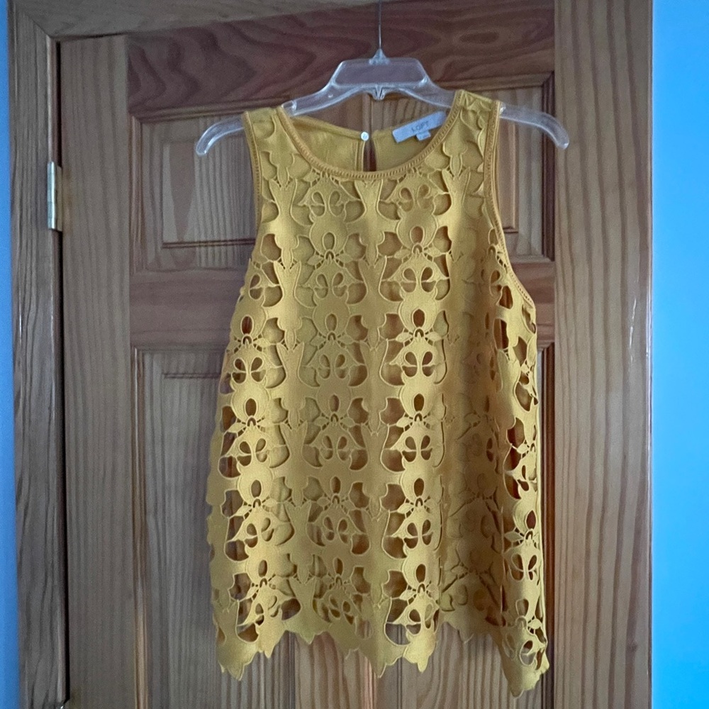Loft Mixed Media Top
